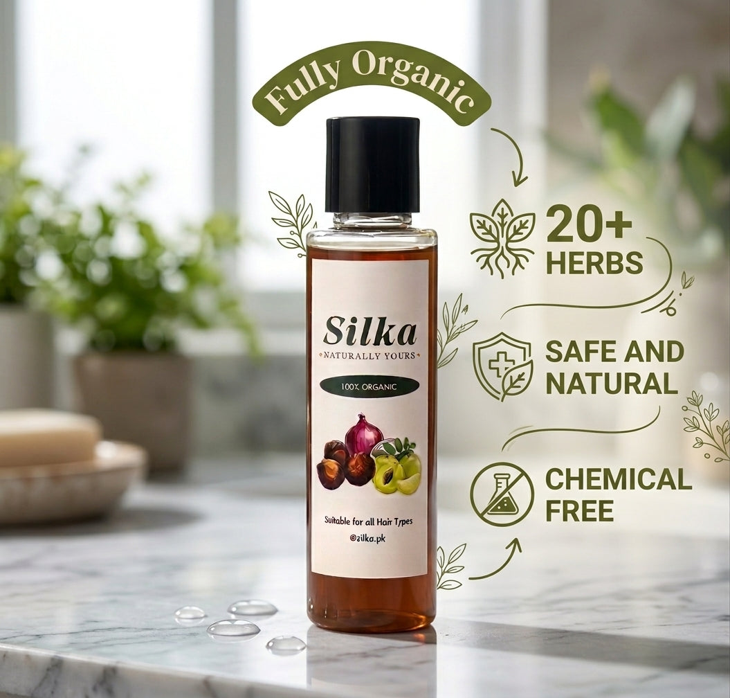 Silka 100% Organic Hair Care Oil