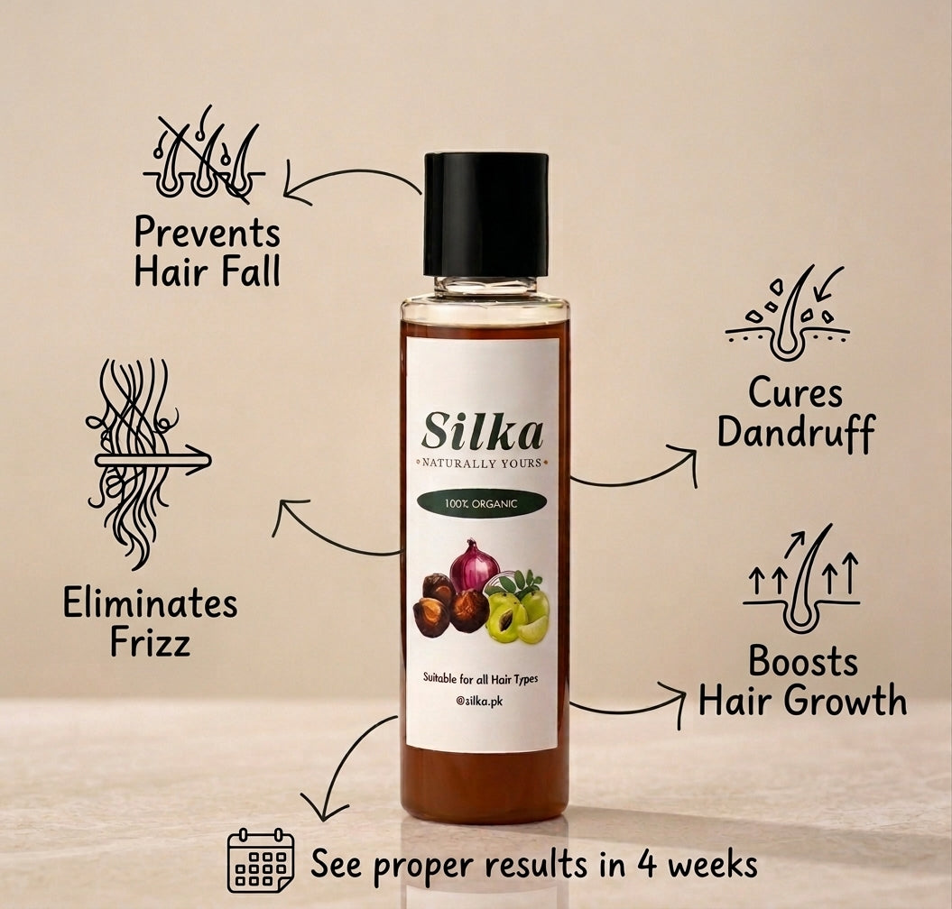 Silka 100% Organic Hair Care Oil