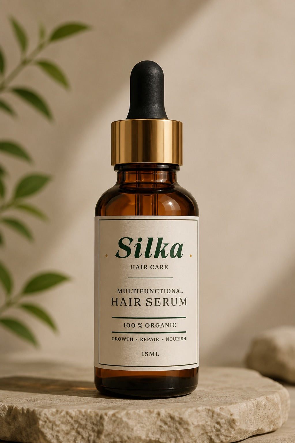 Silka Multifunctional Hair Serum – 100% Organic