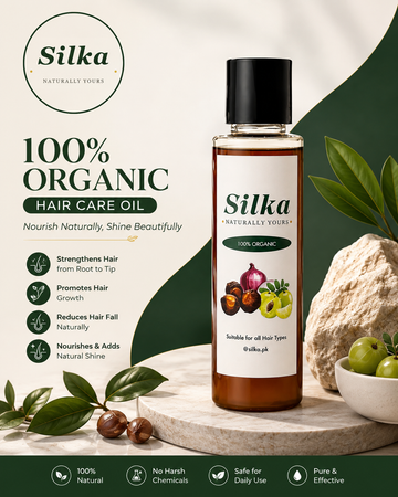 Silka 100% Organic Hair Care Oil